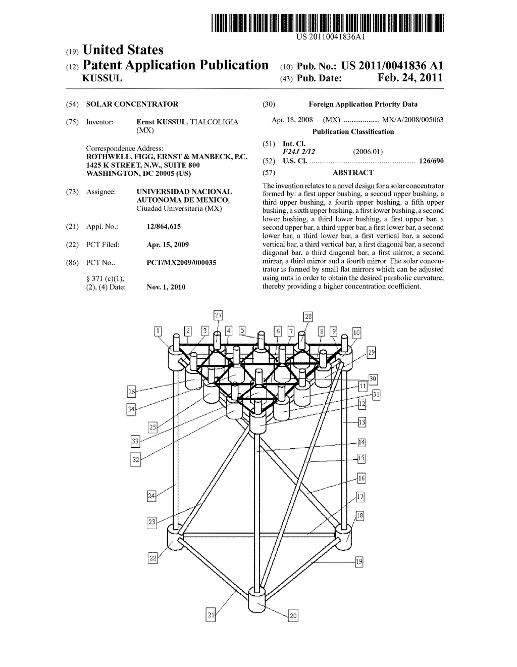 SOLAR CONCENTRATOR - diagram, schematic, and image 01