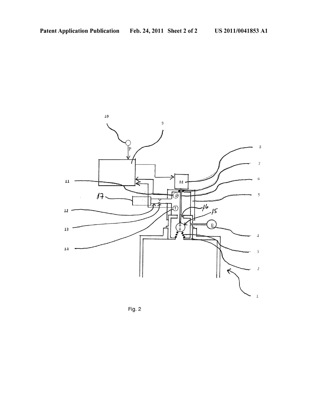 CIRCUIT FOR SUPPLYING A RESPIRATORY GAS TO AN AIRCRAFT PASSENGER FROM A PRESSURIZED SOURCE COMPRISING A PRESSURE REGULATING UNIT - diagram, schematic, and image 03