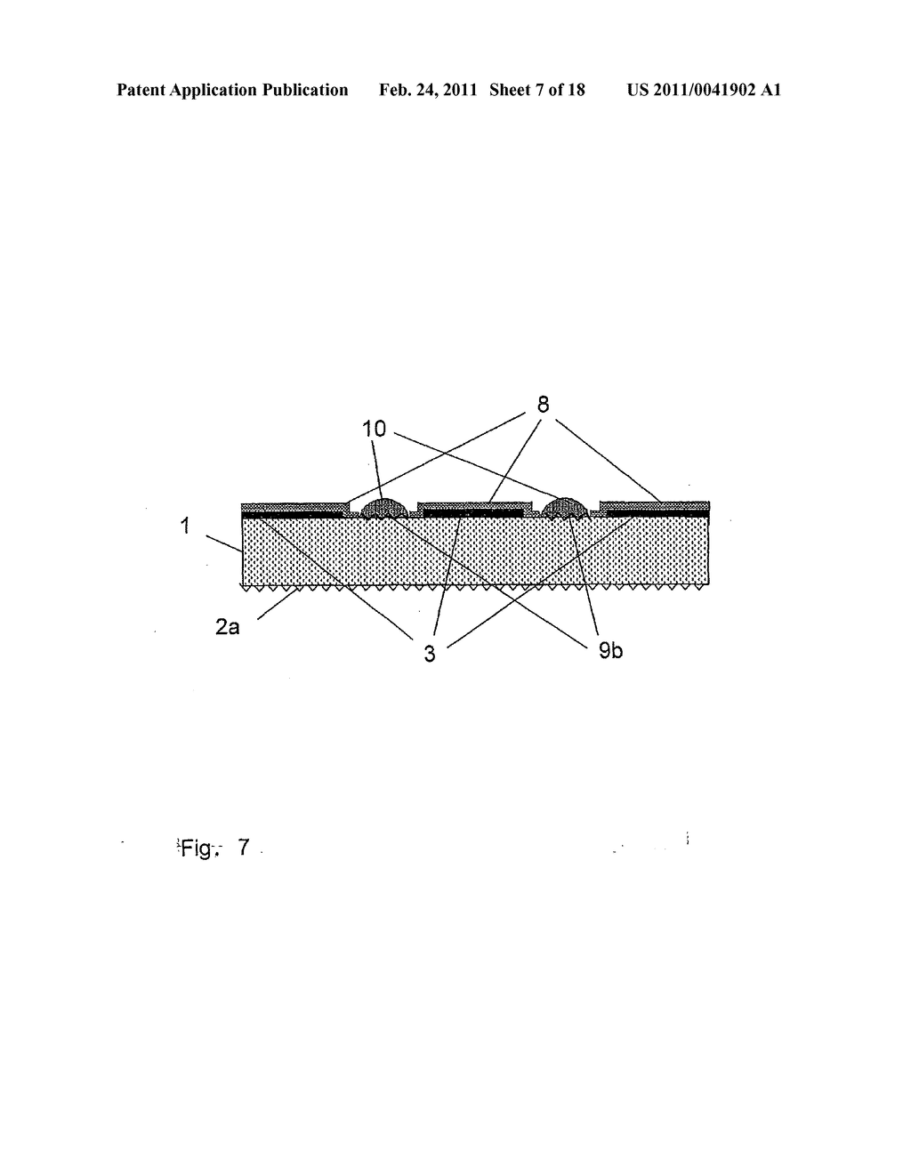 METHOD FOR PRODUCING MONOCRYSTALLINE N-SILICON SOLAR CELLS, AS WELL AS A SOLAR CELL PRODUCED ACCORDING TO SUCH A METHOD - diagram, schematic, and image 08