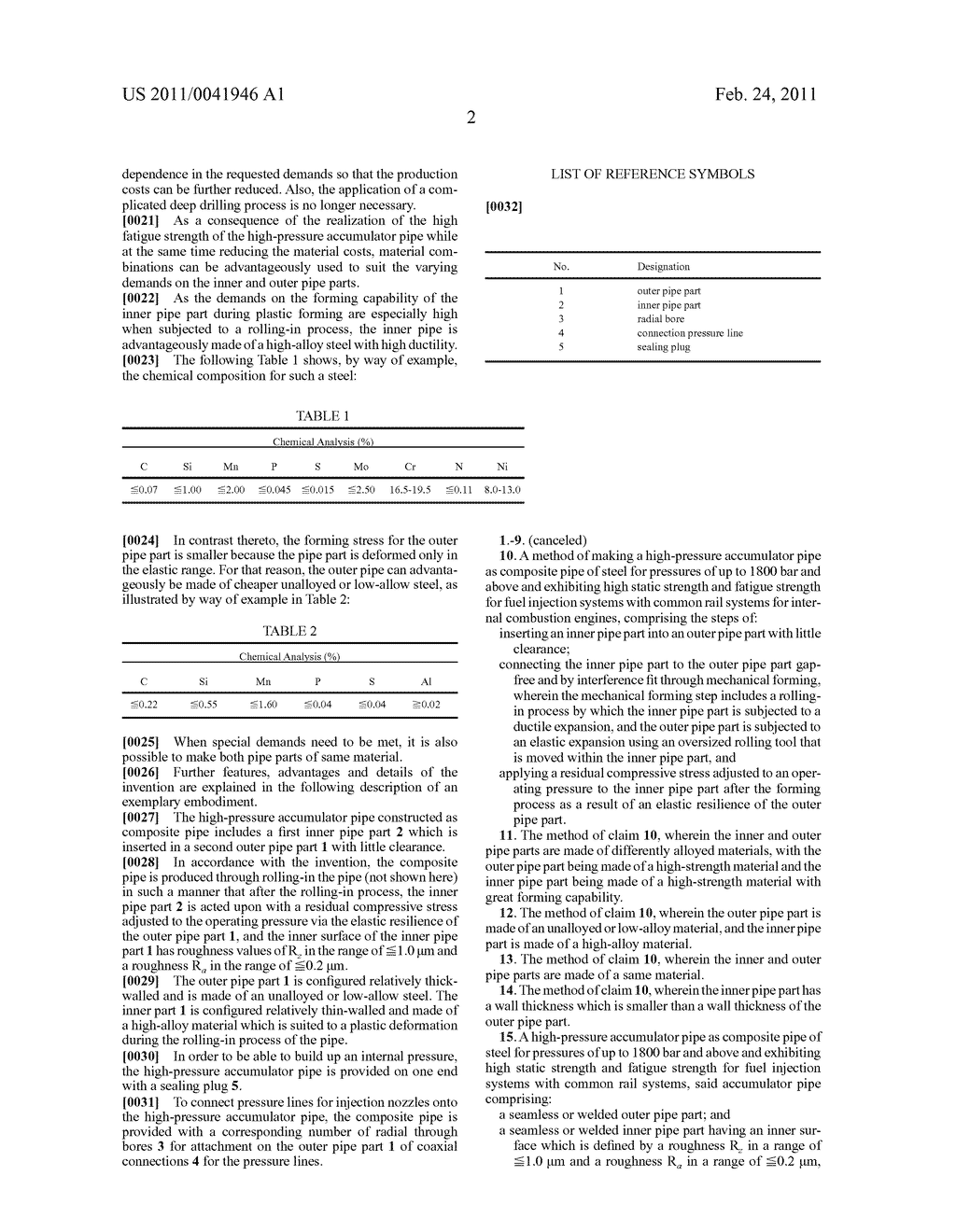 METHOD FOR THE PRODUCTION OF A HIGH-PRESSURE ACCUMULATOR PIPE OF STEEL FOR FUEL INJECTION SYSTEMS AND HIGH-PRESSURE ACCUMULATOR PIPE PRODUCED ACCORDING TO THIS METHOD - diagram, schematic, and image 04