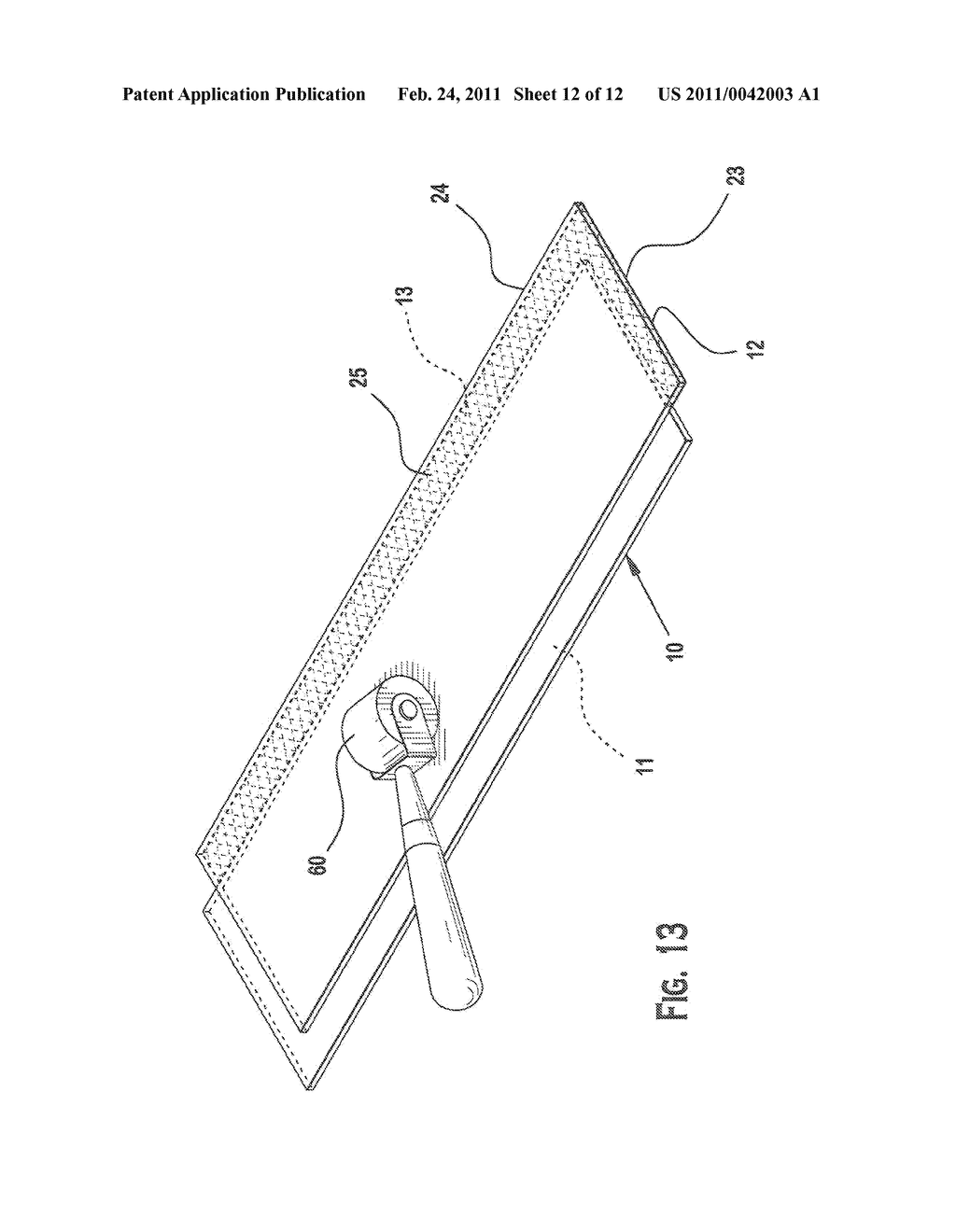 Method of making a floor panel - diagram, schematic, and image 13