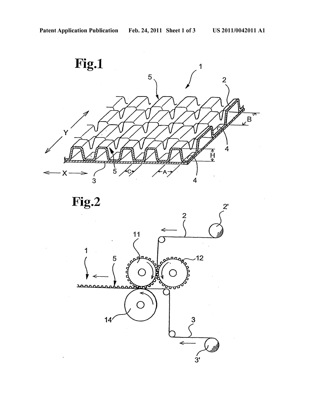 COMPOSITE SHEET AND PROCESS AND APPARATUS FOR PRODUCING THE SAME - diagram, schematic, and image 02