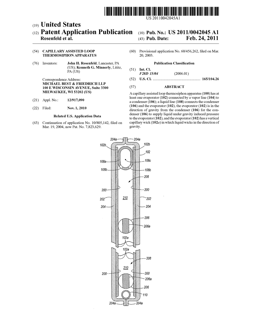 CAPILLARY ASSISTED LOOP THERMOSIPHON APPARATUS - diagram, schematic, and image 01