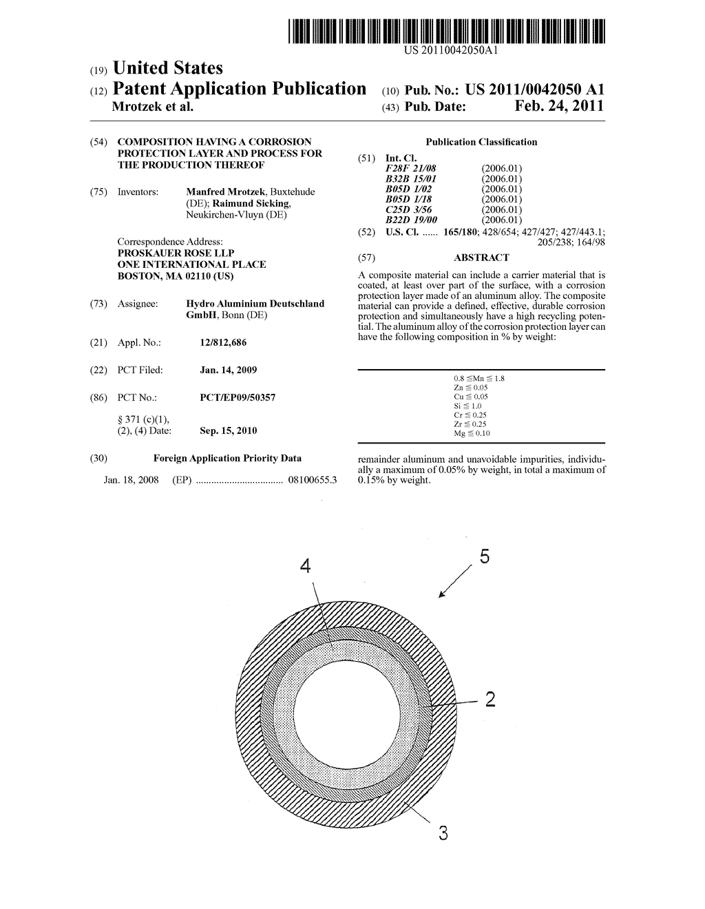 Composition Having a Corrosion Protection Layer and Process for the Production Thereof - diagram, schematic, and image 01