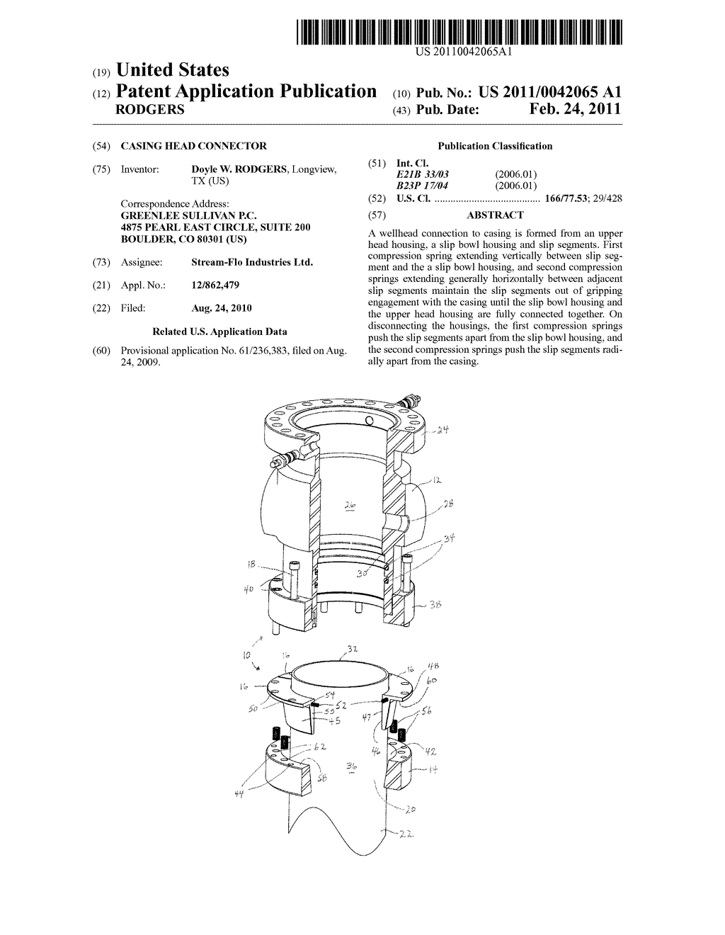 CASING HEAD CONNECTOR - diagram, schematic, and image 01