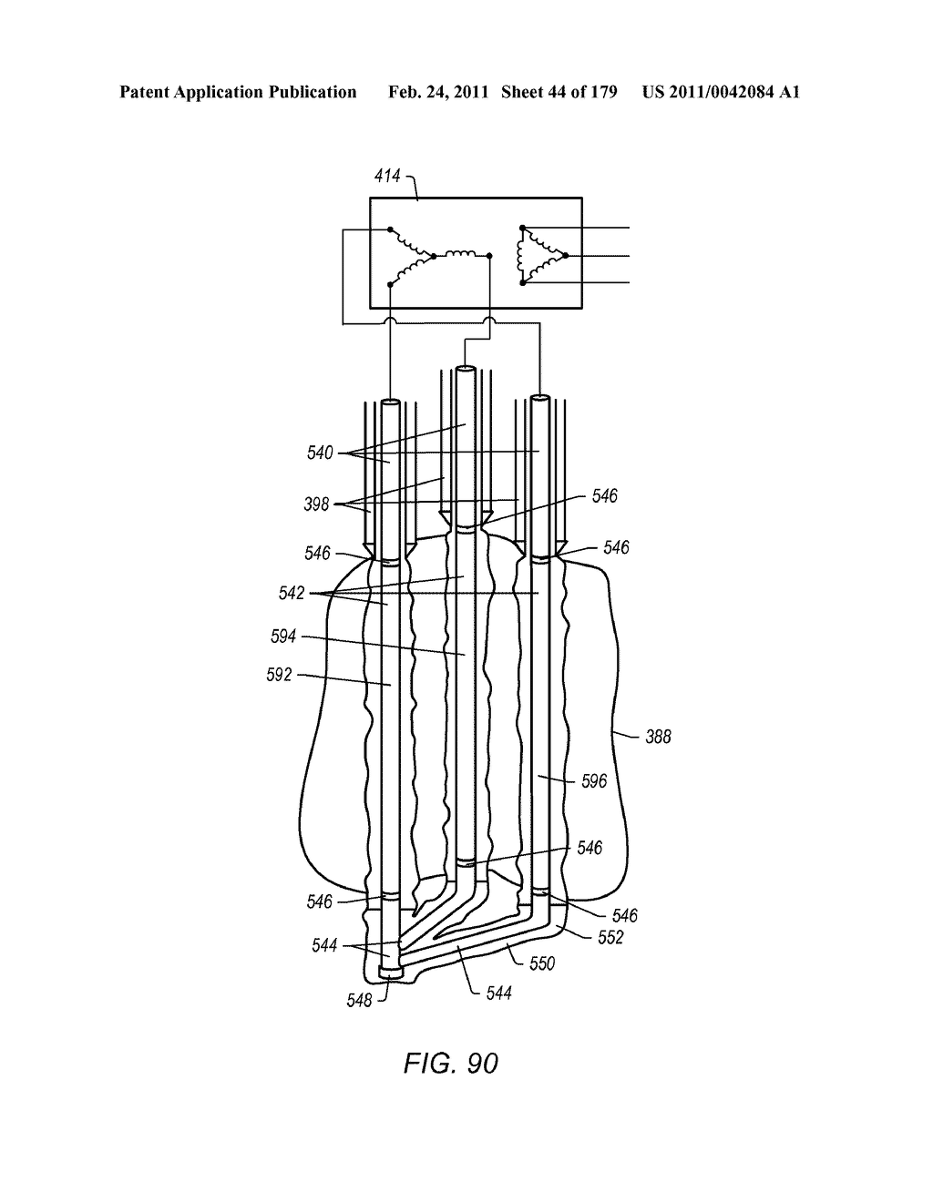 IRREGULAR PATTERN TREATMENT OF A SUBSURFACE FORMATION - diagram, schematic, and image 45