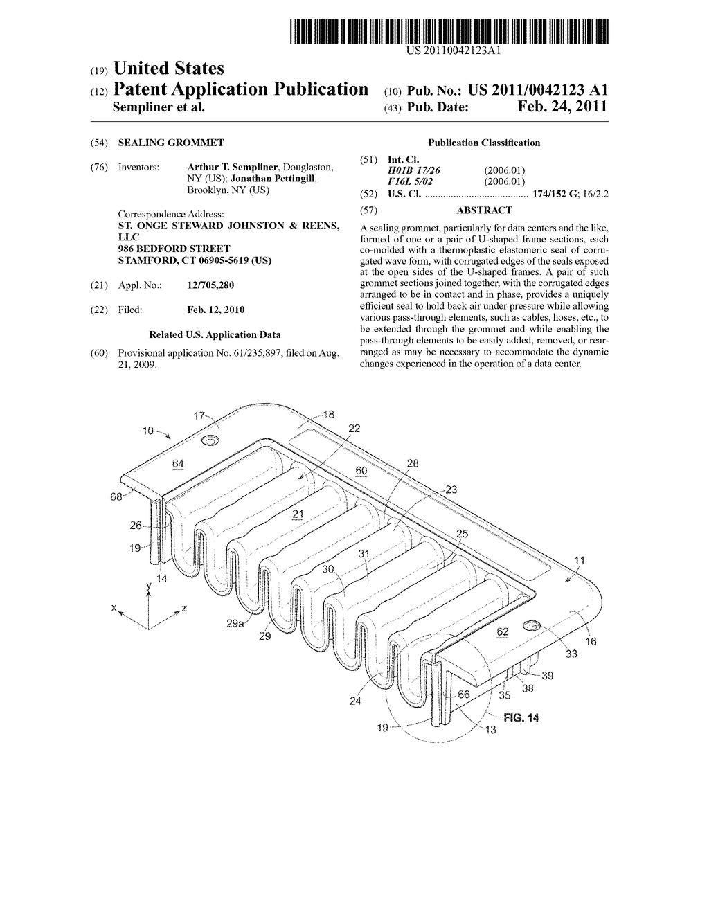 Sealing Grommet - diagram, schematic, and image 01