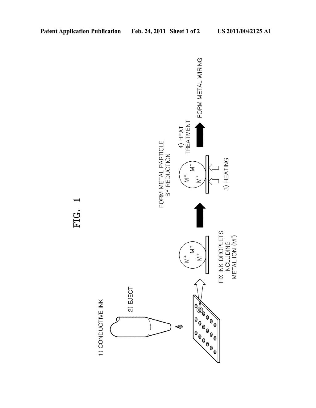 CONDUCTIVE INK, METHOD OF PREPARING METAL WIRING USING CONDUCTIVE INK, AND PRINTED CIRCUIT BOARD PREPARED USING METHOD - diagram, schematic, and image 02