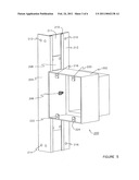 Electrical utility box having vertical adjustment diagram and image