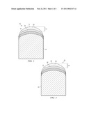 FUNCTIONALLY GRADED POLYCRYSTALLINE DIAMOND INSERT diagram and image