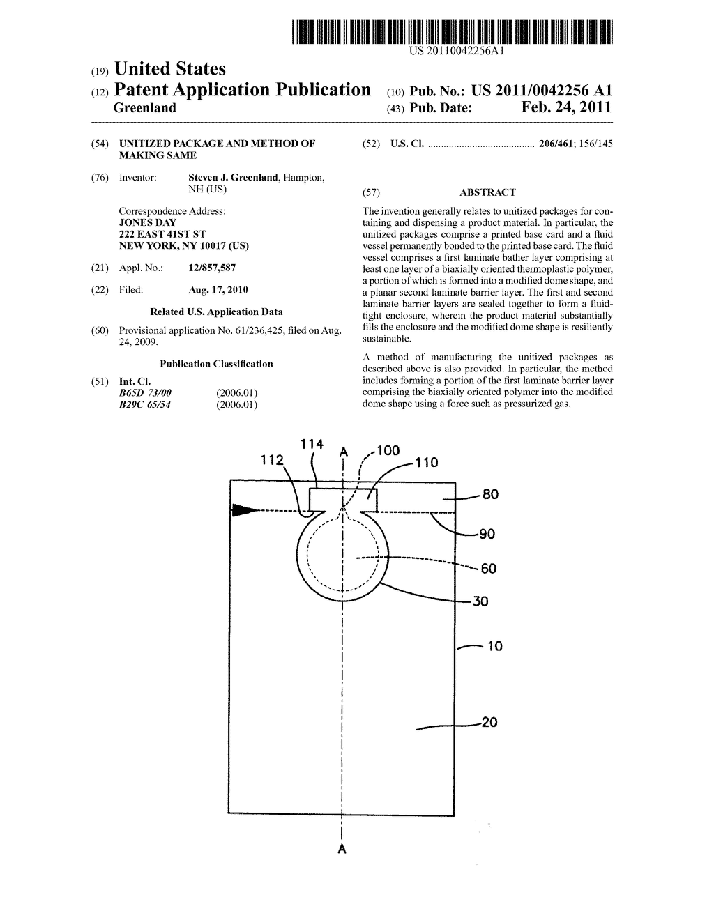 UNITIZED PACKAGE AND METHOD OF MAKING SAME - diagram, schematic, and image 01