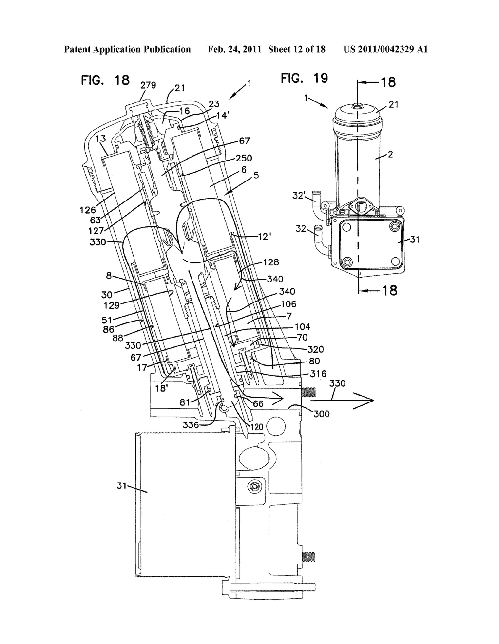 COMBINATION FILTER ARRANGMENT AND METHOD - diagram, schematic, and image 13