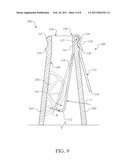 Fruit Wedge Containment Clip For Beverage Bottle diagram and image