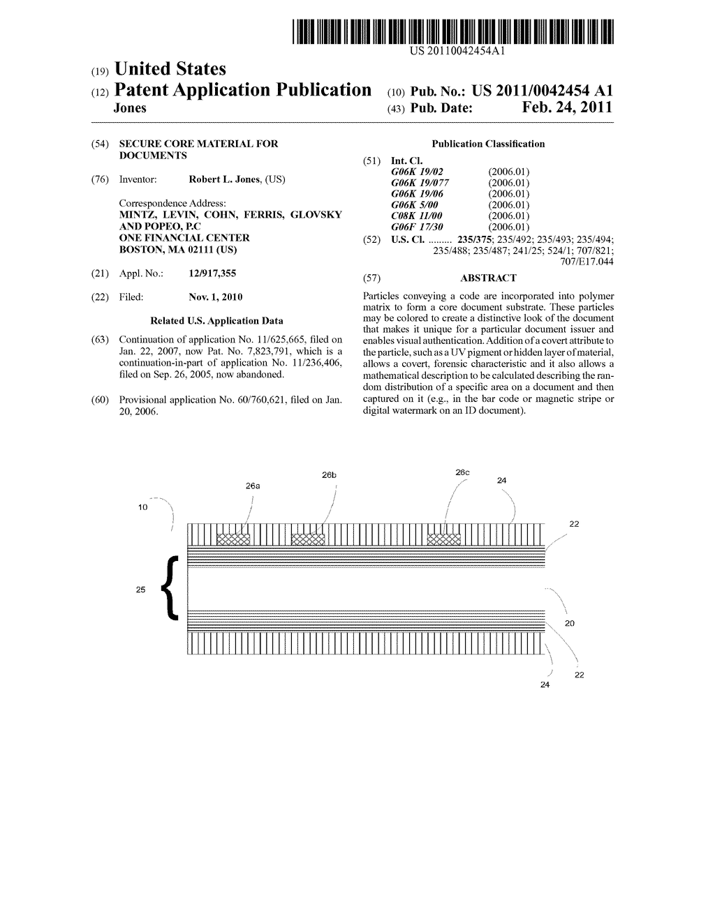 Secure Core Material for Documents - diagram, schematic, and image 01