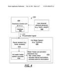 USER ACTIVATED HOT WATER HEATER AND CONTROL SYSTEM diagram and image