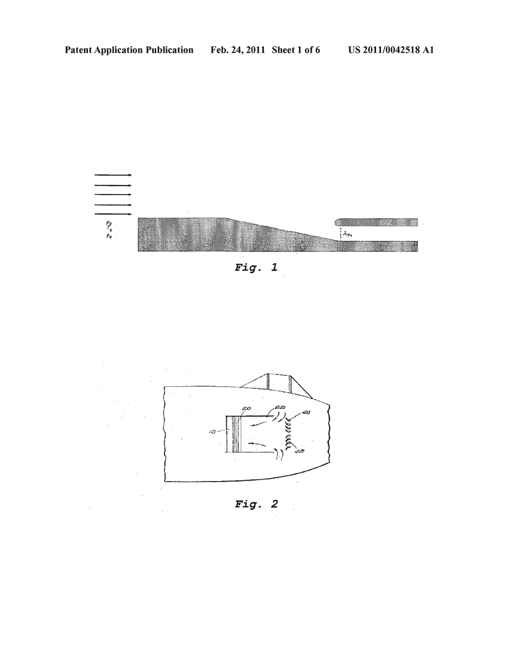 VORTEX GENERATOR FOR FLUSH AIR INLETS PERFORMANCE IMPROVEMENT - diagram, schematic, and image 02