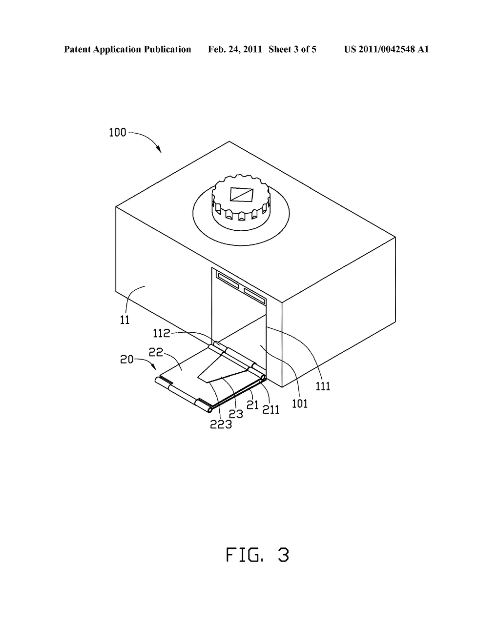 PORTABLE ELECTRONIC DEVICE WITH SUPPORTING MEMBER - diagram, schematic, and image 04