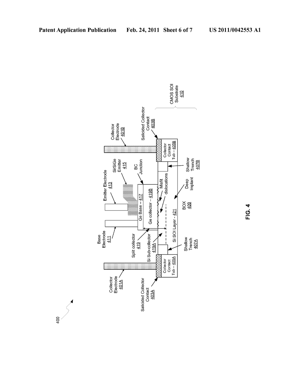 Method and System for Optoelectronic Receivers Utilizing Waveguide Heterojunction Phototransistors Integrated in a CMOS SOI Wafer - diagram, schematic, and image 07