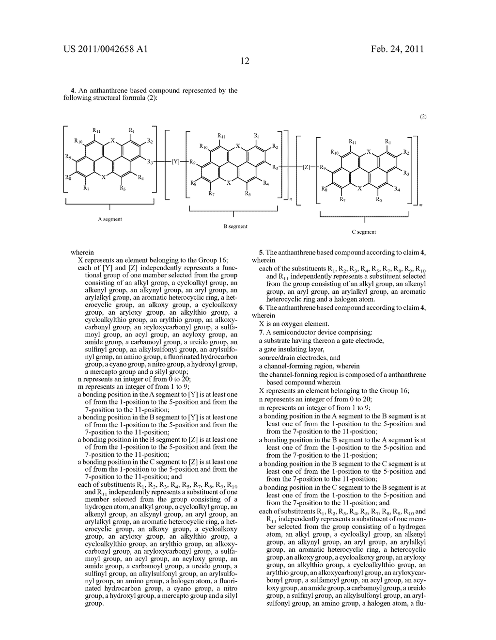 ANTHANTHRENE BASED COMPOUND AND SEMICONDUCTOR DEVICE - diagram, schematic, and image 17