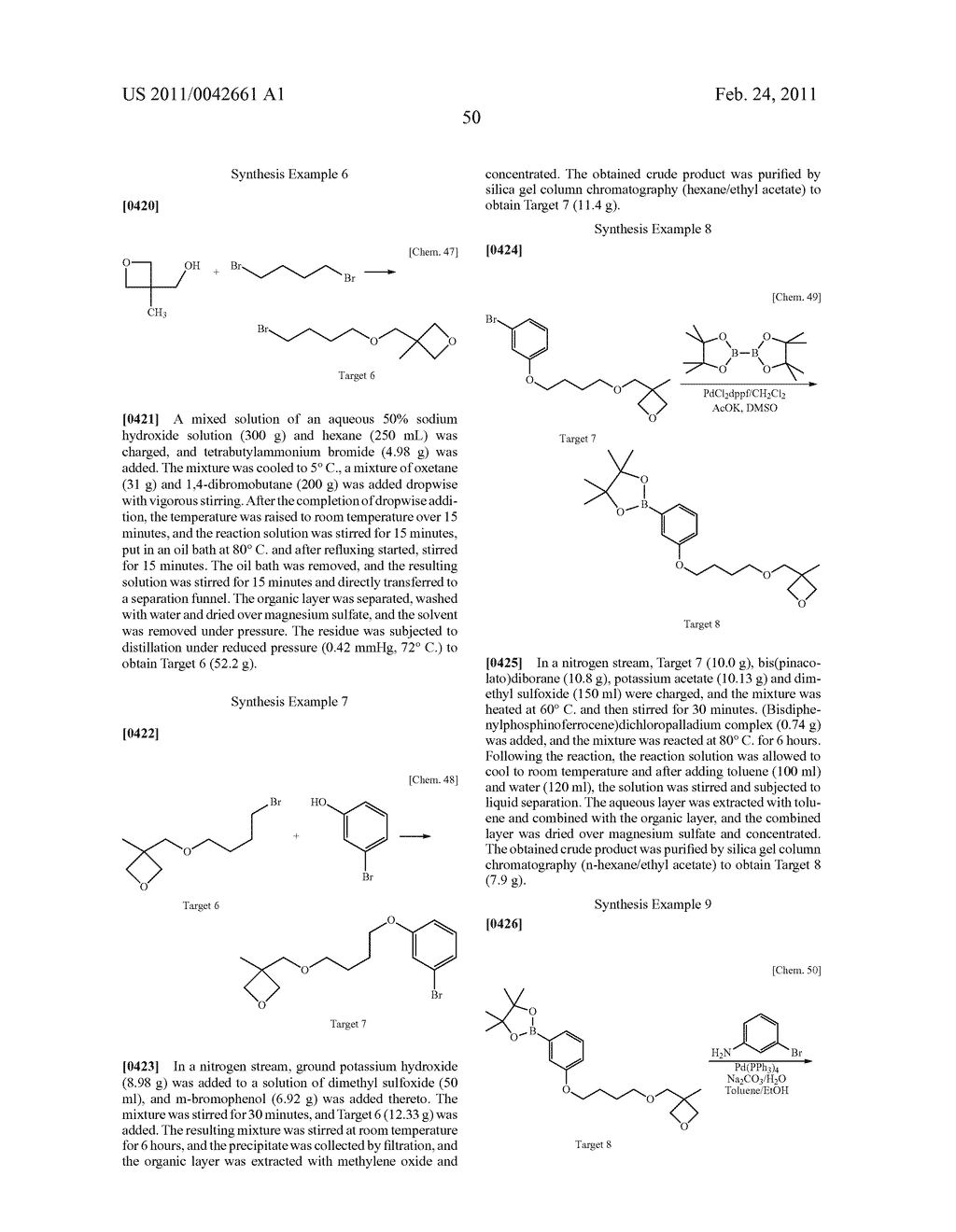 CONJUGATED POLYMER, INSOLUBILIZED POLYMER, ORGANIC ELECTROLUMINESCENCE ELEMENT MATERIAL, COMPOSITION FOR ORGANIC ELECTROLUMINESCENCE ELEMENT, POLYMER PRODUCTION PROCESS, ORGANIC ELECTROLUMINESCENCE ELEMENT, ORGANIC EL DISPLAY AND ORGANIC EL LIGHTING - diagram, schematic, and image 52