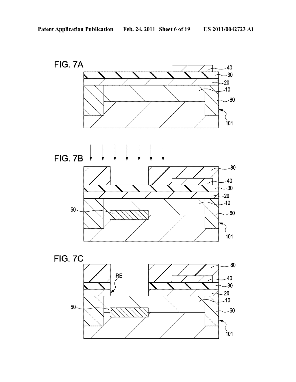 SOLID-STATE IMAGING DEVICE, ELECTRONIC APPARATUS, AND METHOD FOR MAKING SOLID-STATE IMAGING DEVICE - diagram, schematic, and image 07