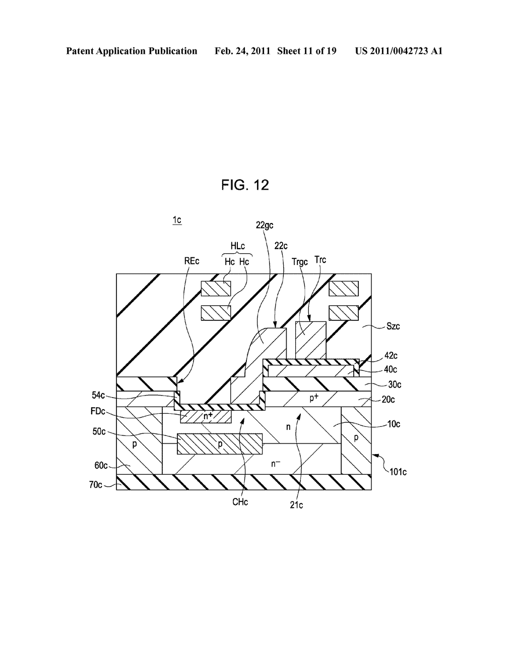 SOLID-STATE IMAGING DEVICE, ELECTRONIC APPARATUS, AND METHOD FOR MAKING SOLID-STATE IMAGING DEVICE - diagram, schematic, and image 12