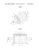 SHEET FEED ROLLING ELEMENT FOR USE IN AN ELECTROPHOTOGRAPHIC DEVICE AND MOLD FOR INJECTION MOLDING FOR PRODUCING THE SHEET FEED ROLLING ELEMENT diagram and image