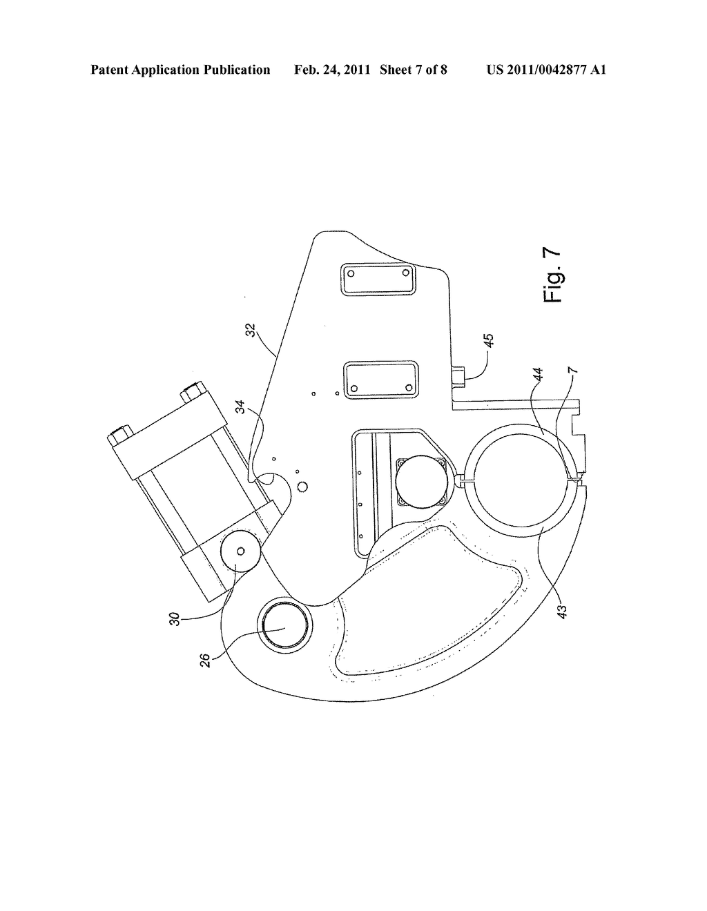 VISE PROVIDED WITH A MOVABLE JAW DEVICE HAVING SEPARATED APPROACHING AND CLAMPING STEPS IN A PIPE BENDING MACHINE DIE - diagram, schematic, and image 08