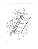 DEVICE FOR HANDLING SINGLE SHEETS, FOR INTRODUCING RECTANGULAR INDIVIDUAL SHEETS INTO A CONTAINER diagram and image