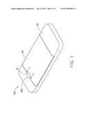 COVER LATCHING STRUCTURE FOR PORTABLE ELECTRONIC DEVICE diagram and image