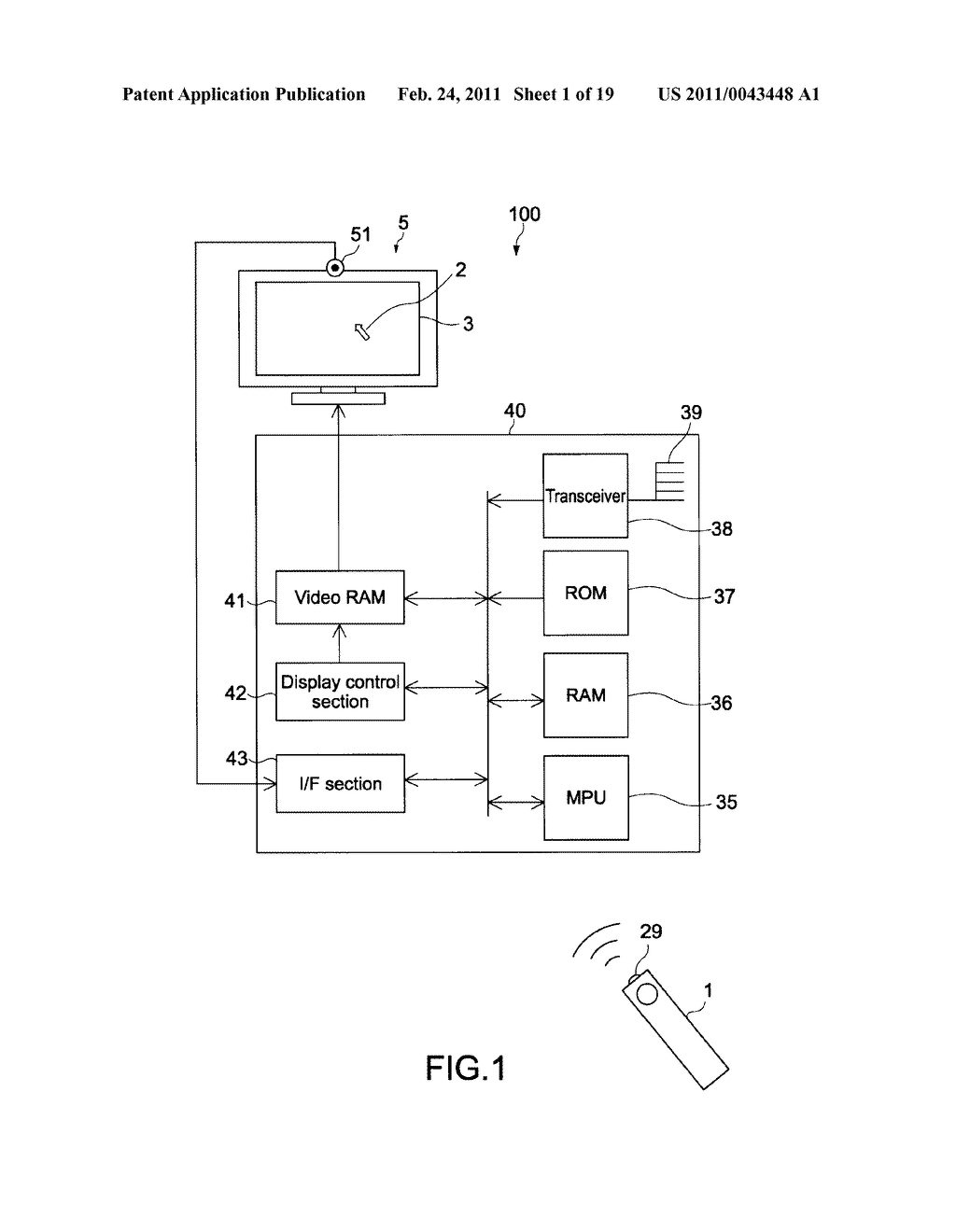 OPERATION INPUT SYSTEM, CONTROL APPARATUS, HANDHELD APPARATUS, AND OPERATION INPUT METHOD - diagram, schematic, and image 02