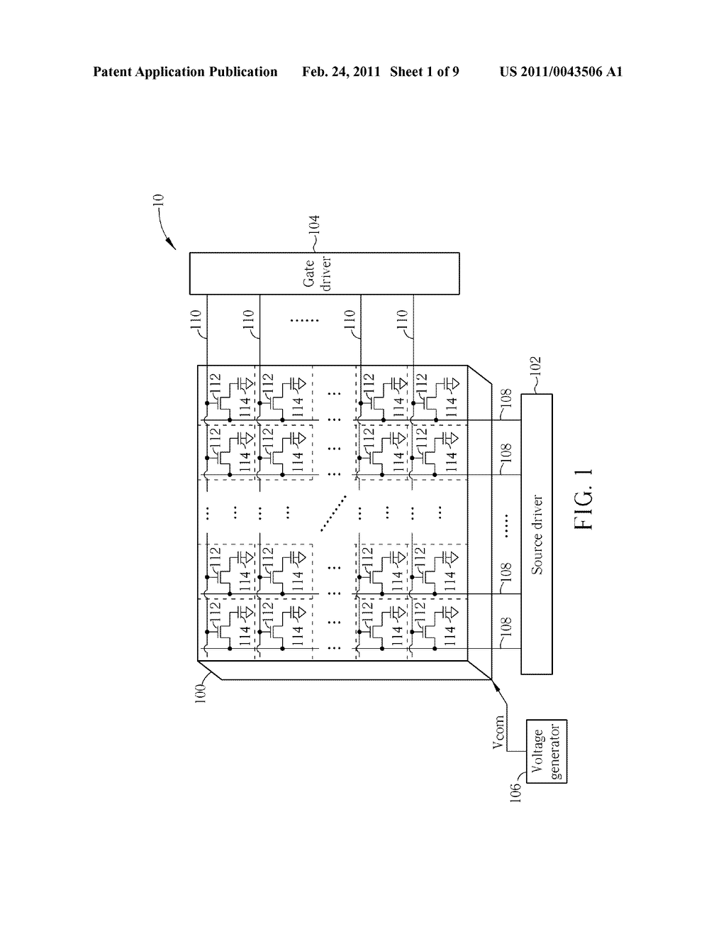 Device for Driving LCD panel and Related Display Device - diagram, schematic, and image 02