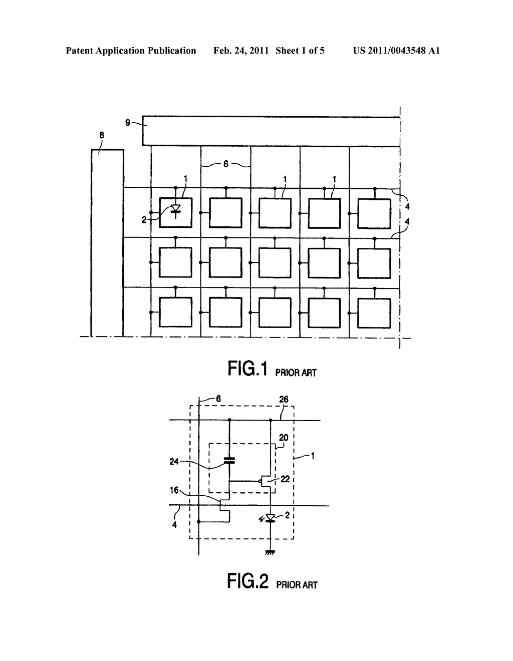 ELECTROLUMINESCENT DISPLAY DEVICE - diagram, schematic, and image 02