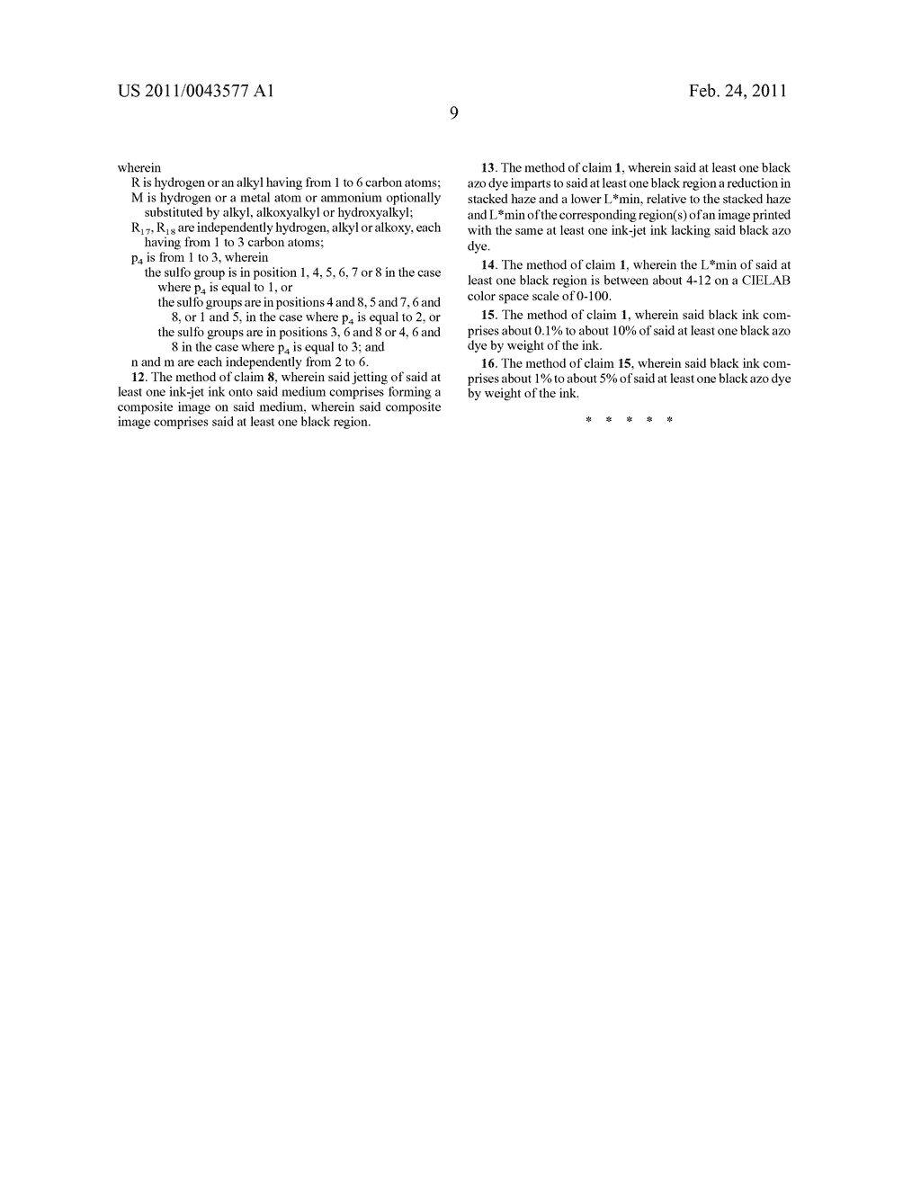 Black Ink-jet Inks With Reduced Lightness And Haze - diagram, schematic, and image 10