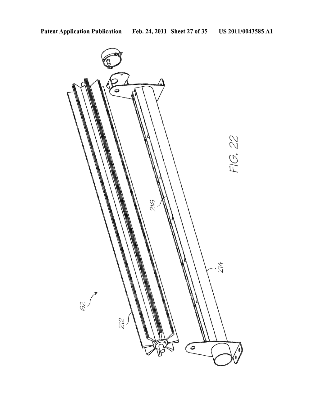 CONTINUOUS WEB PRINTER WITH UPPER AND LOWER PRINT ZONES FOR OPPOSING SIDES OF WEB - diagram, schematic, and image 28