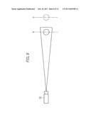 Remote communication apparatus and method of estimating a distance between an imaging device and a user image-captured diagram and image