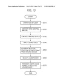 Remote communication apparatus and method of estimating a distance between an imaging device and a user image-captured diagram and image