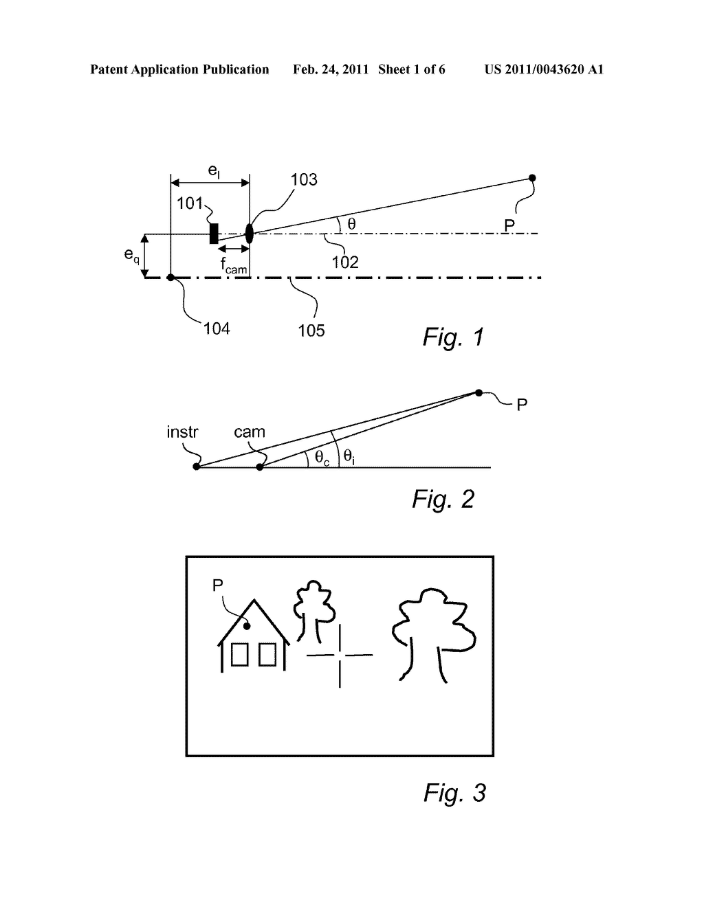 DETERMINING COORDINATES OF A TARGET IN RELATION TO A SURVEY INSTRUMENT HAVING AT LEAST TWO CAMERAS - diagram, schematic, and image 02