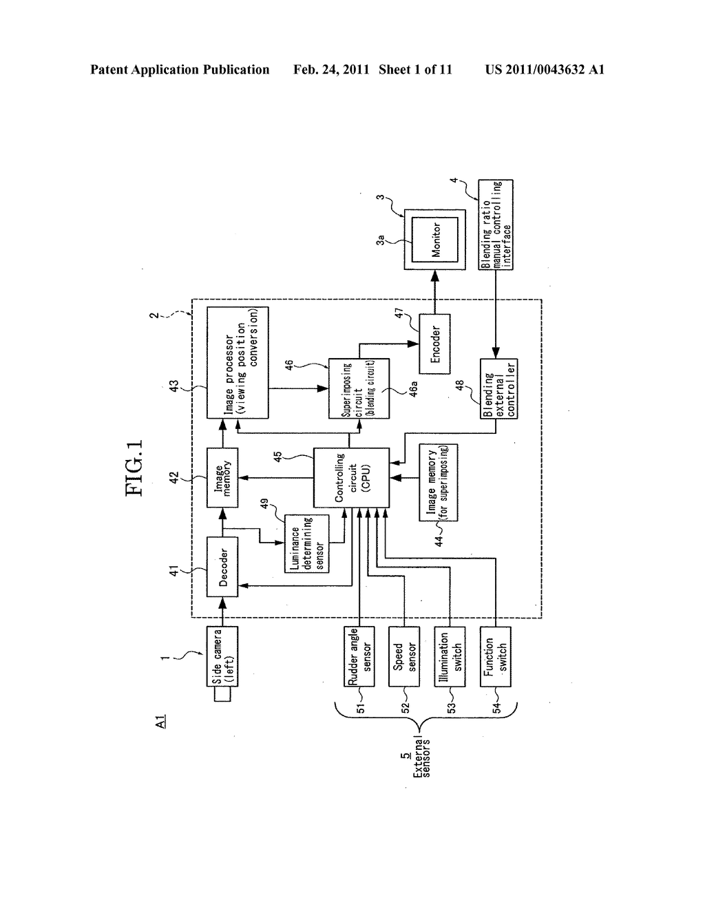 VEHICLE PERIPHERAL IMAGE DISPLAYING SYSTEM - diagram, schematic, and image 02