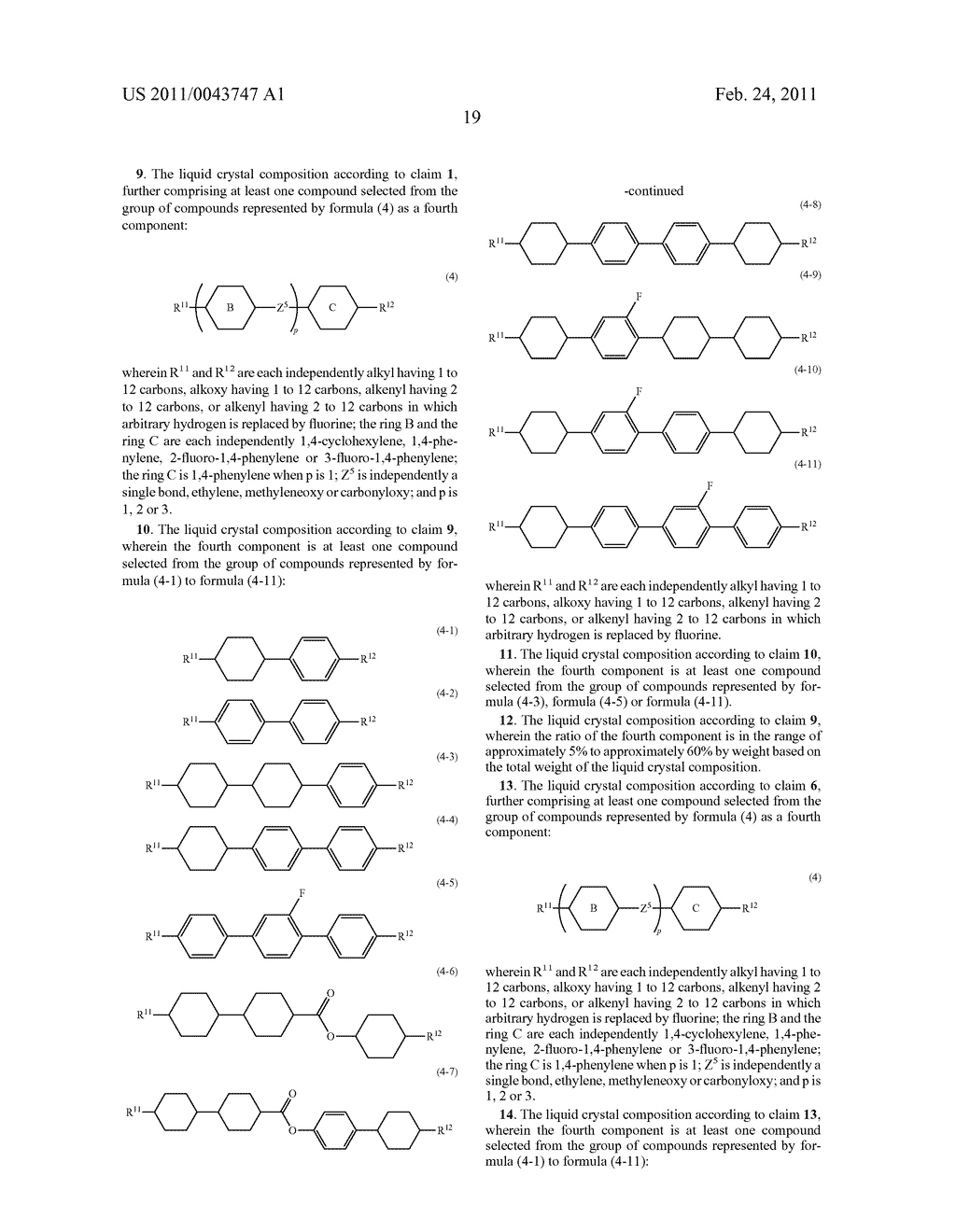 Liquid Crystal Composition and Liquid Crystal Display Device - diagram, schematic, and image 20