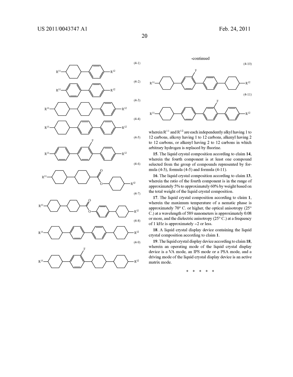 Liquid Crystal Composition and Liquid Crystal Display Device - diagram, schematic, and image 21