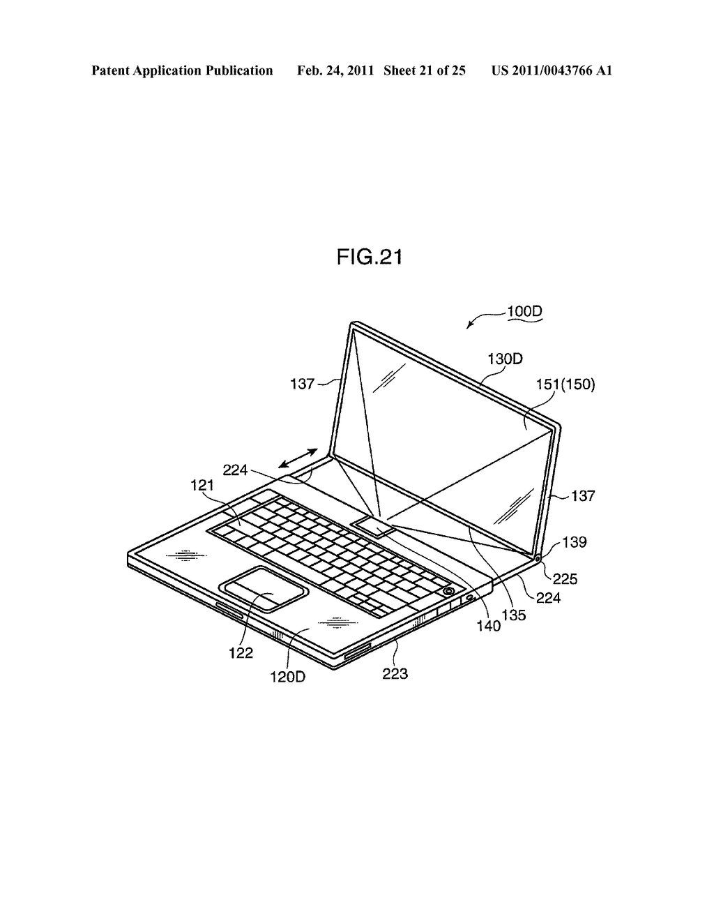 INFORMATION PROCESSOR WITH PROJECTOR - diagram, schematic, and image 22