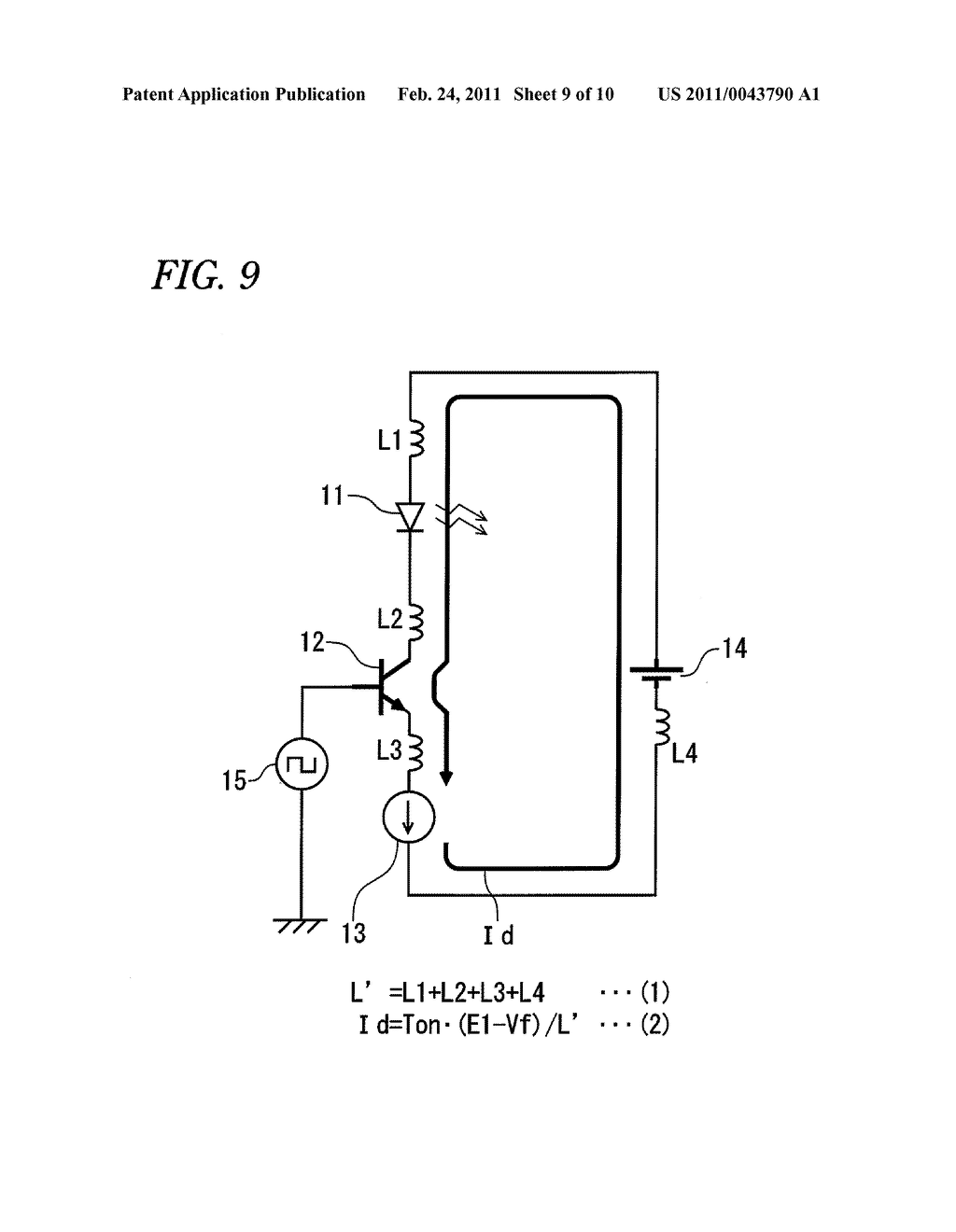 LIGHT PULSE GENERATOR AND OPTICAL TIME DOMAIN REFLECTOMETER USING THE SAME - diagram, schematic, and image 10