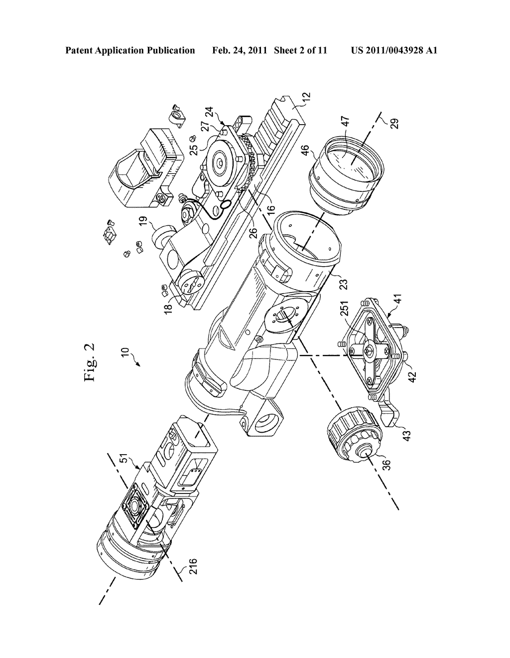 Method and Apparatus for Moving a Component in an Optical Sight - diagram, schematic, and image 03