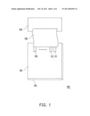 ELECTROSTATIC DISCHARGE PROTECTION STRUCTURE AND ELECTRONIC DEVICE USING THE SAME diagram and image