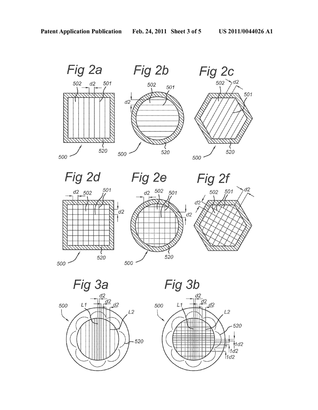 ILLUMINATION DEVICE WITH LED WITH A SELF-SUPPORTING GRID CONTAINING LUMINESCENT MATERIAL AND METHOD OF MAKING THE SELF-SUPPORTING GRID - diagram, schematic, and image 04