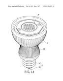 LED LAMP CONSTRUCTION WITH INTEGRAL APPEARANCE diagram and image