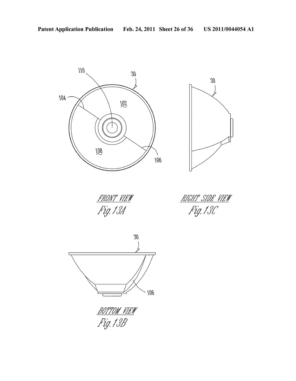 MODIFIED REFLECTOR SURFACE TO REDIRECT OFF-FIELD SIDE LIGHT ONTO FIELD - diagram, schematic, and image 27