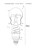 COVER SLEEVE FOR CFL BULB diagram and image