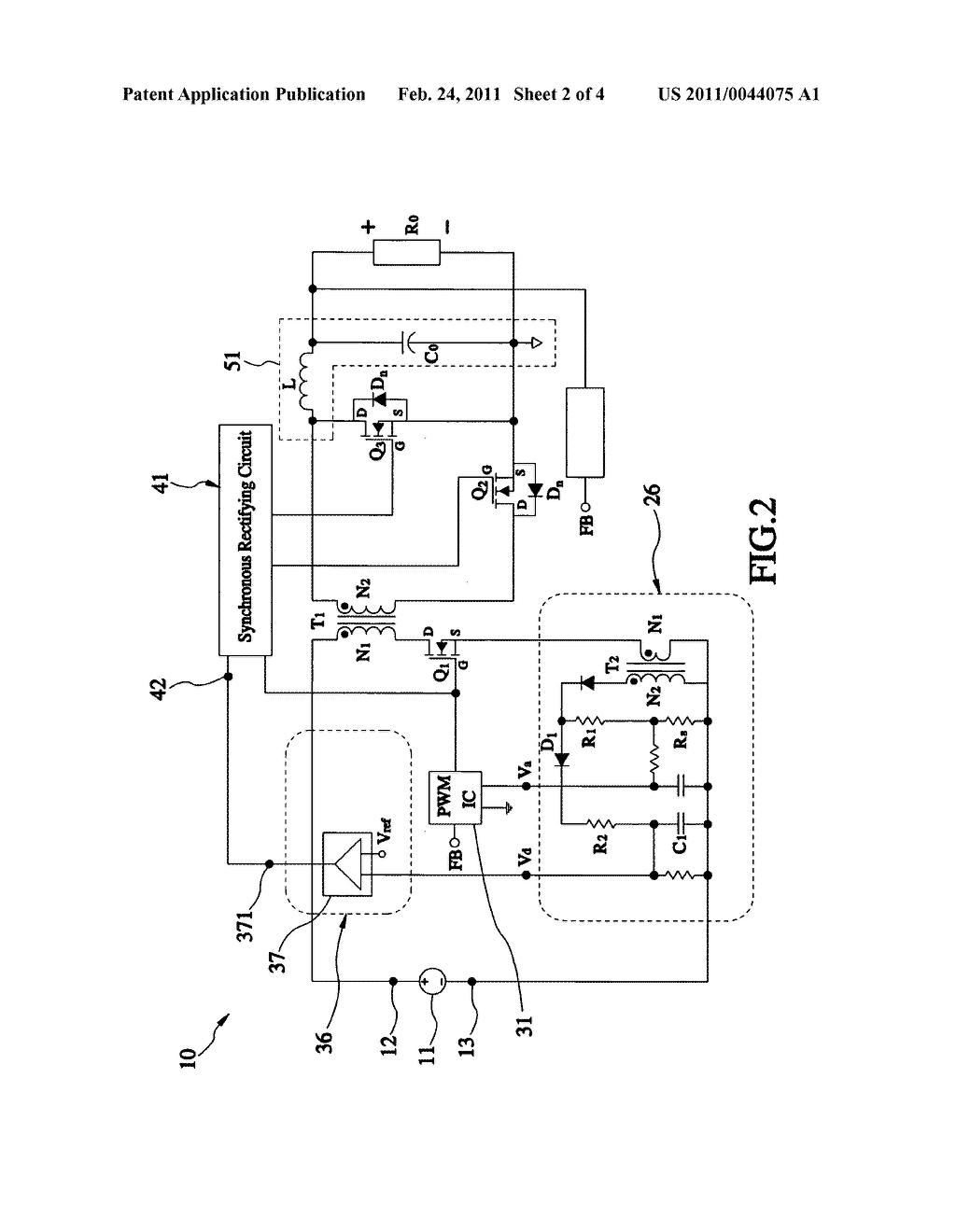 POWER CONVERTER CAPABLE OF LOWERING POWER WASTAGE ON STANDBY - diagram, schematic, and image 03